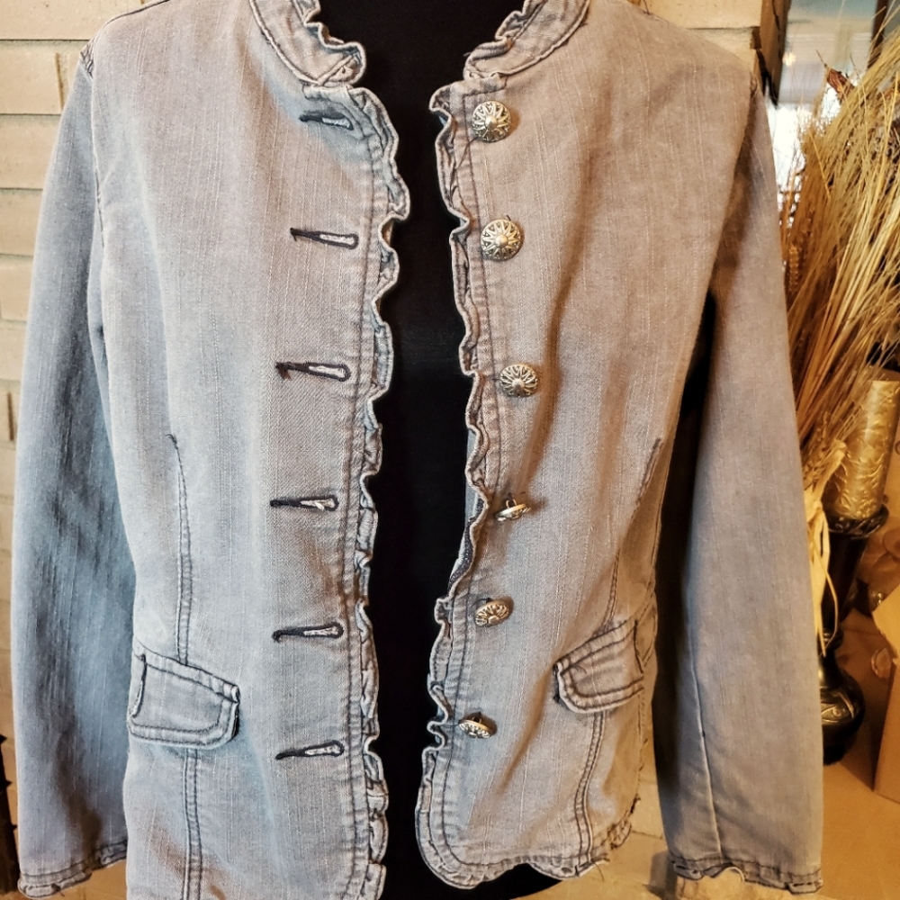 Grey Jean Jacket